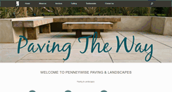 Desktop Screenshot of penneywisepaving.com