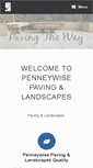Mobile Screenshot of penneywisepaving.com